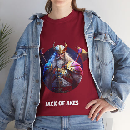 Jack Of Axes - Unisex-T-Shirt aus schwerer Baumwolle (UK)