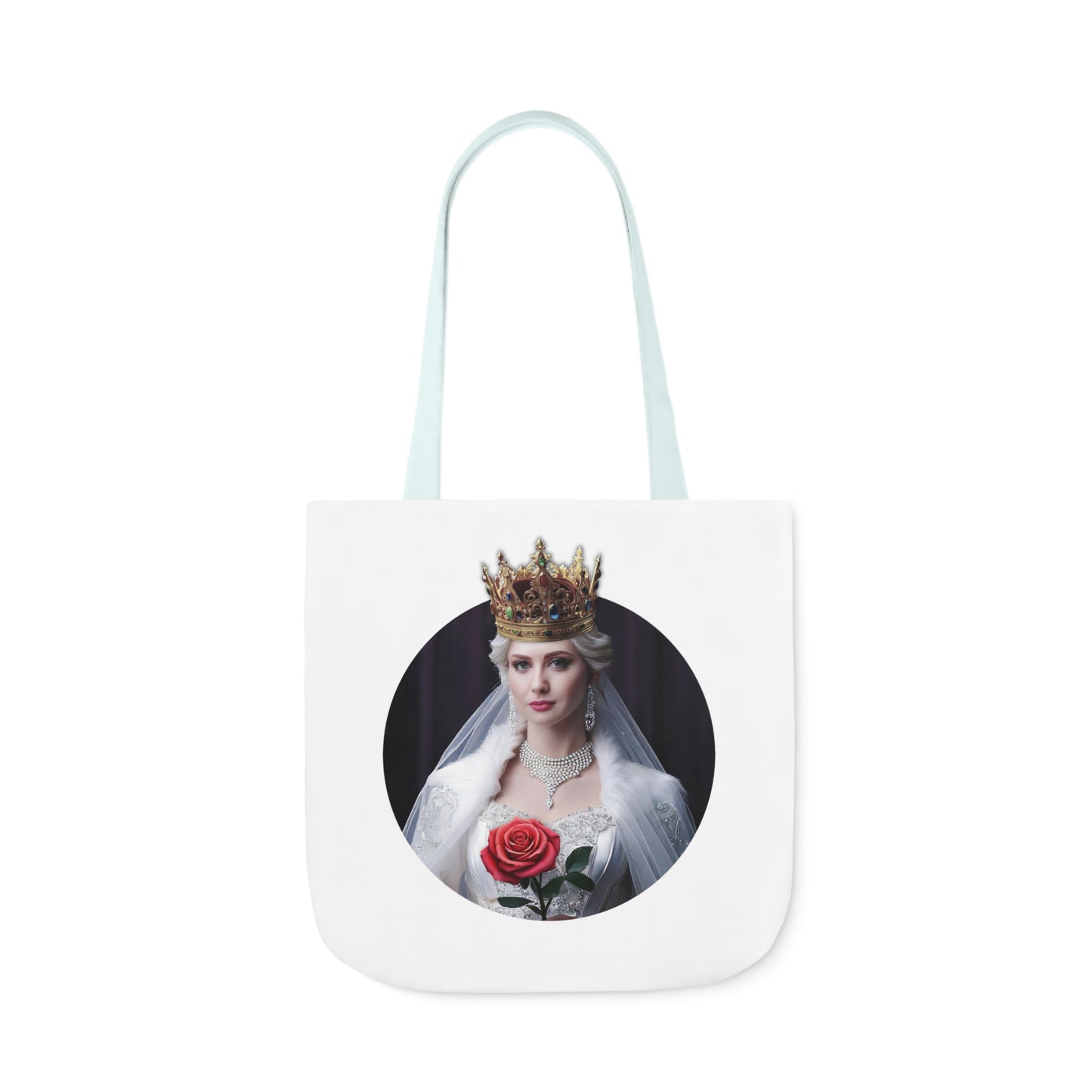 Queen Of Roses - Canvas Tote Bag, 5-Color Straps (US)