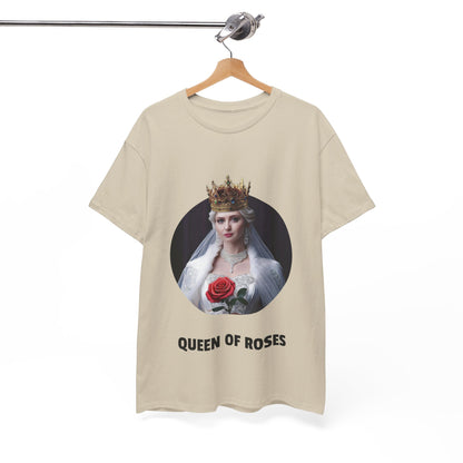 Queen Of Roses - Unisex Heavy Cotton Tee (UK)