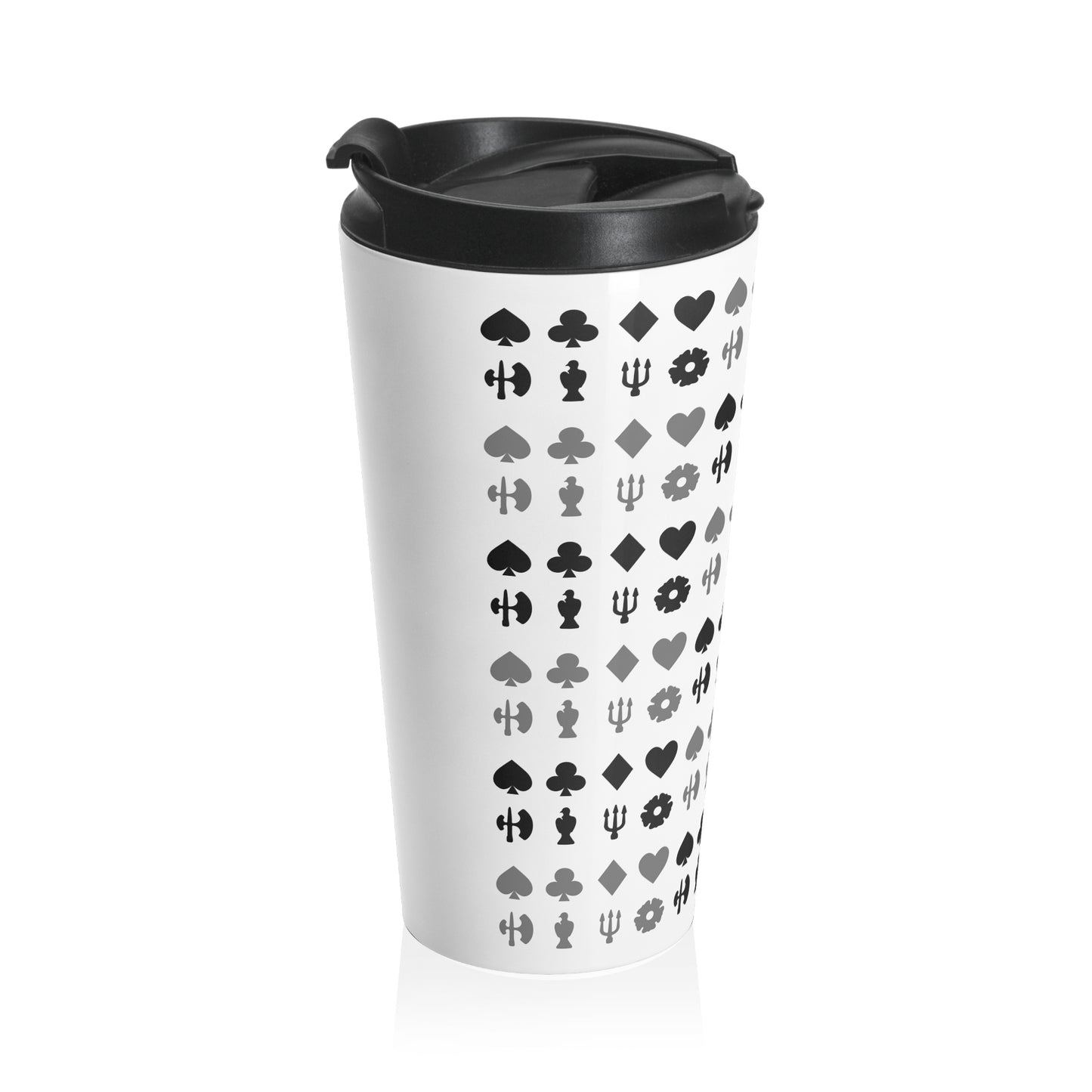 8 Suits - Stainless Steel Travel Mug (US)