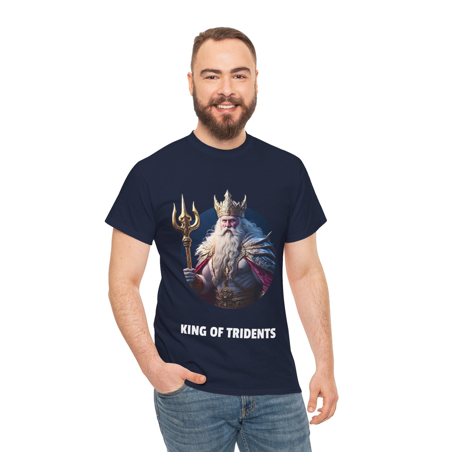 King Of Tridents - Unisex Heavy Cotton Tee (UK)