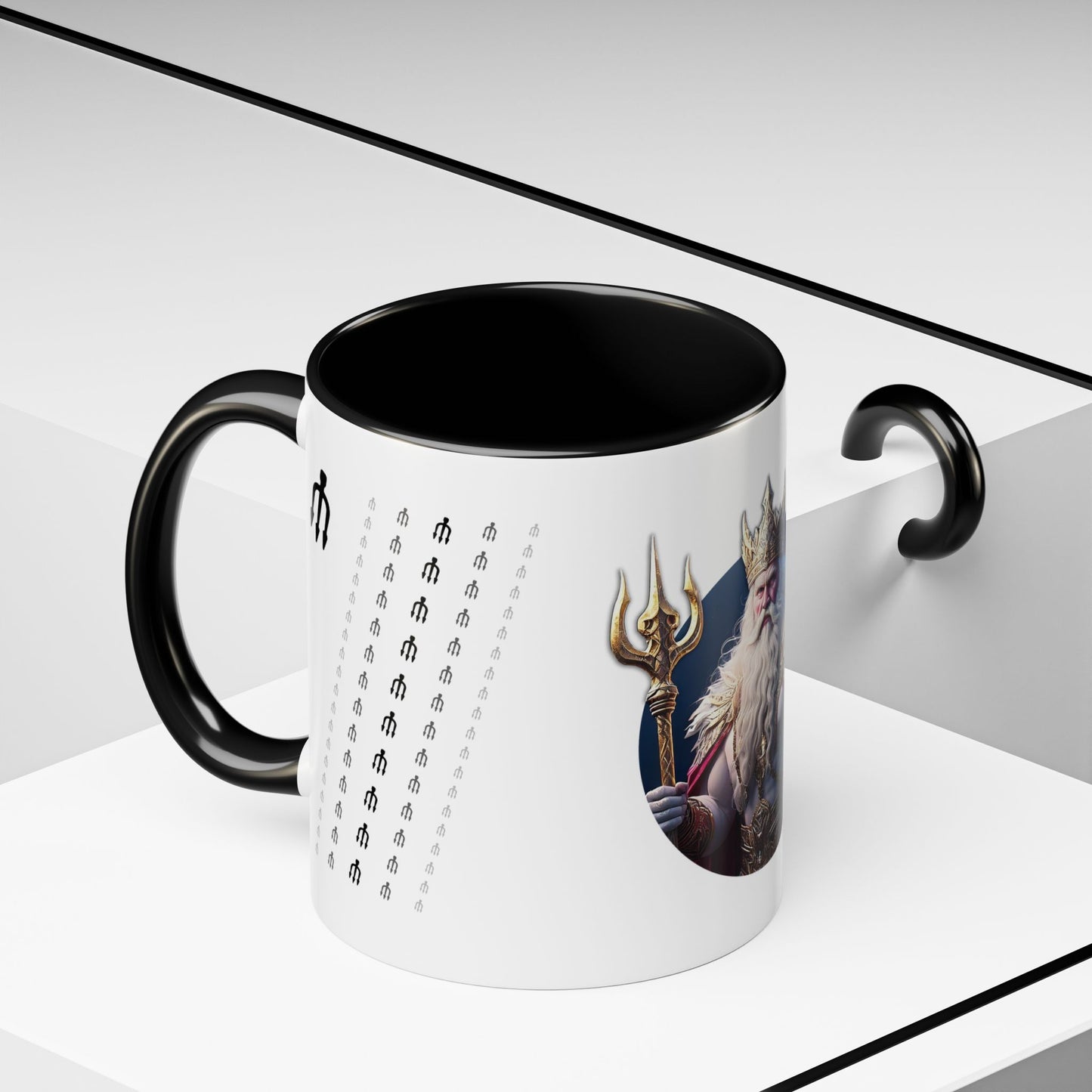 King Of Tridents - Accent Coffee Mug (11, 15oz) (UK)