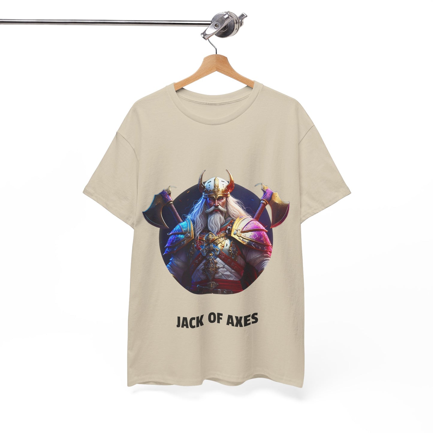 Jack Of Axes - Unisex-T-Shirt aus schwerer Baumwolle (UK)