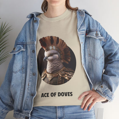 Ace of Doves - Unisex-T-Shirt aus schwerer Baumwolle (UK)