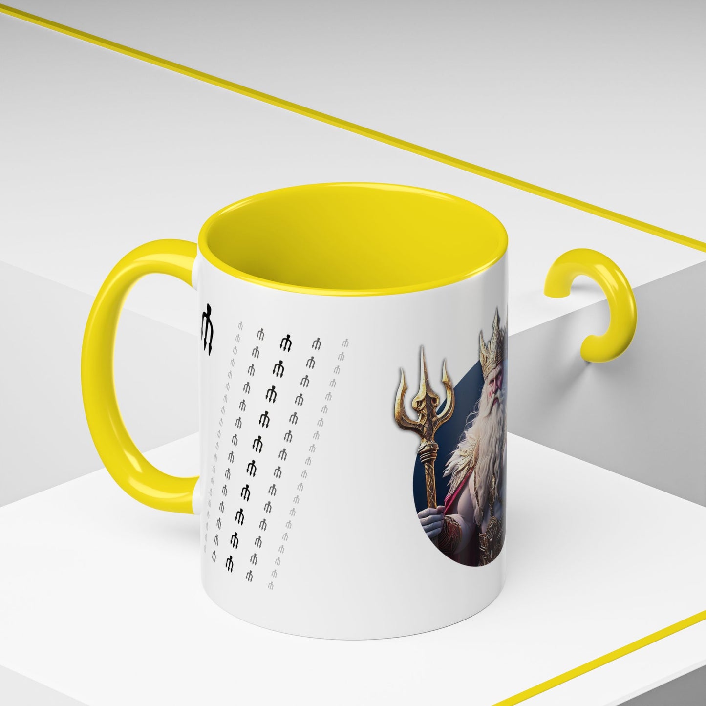 King Of Tridents - Accent Coffee Mug (11, 15oz) (UK)