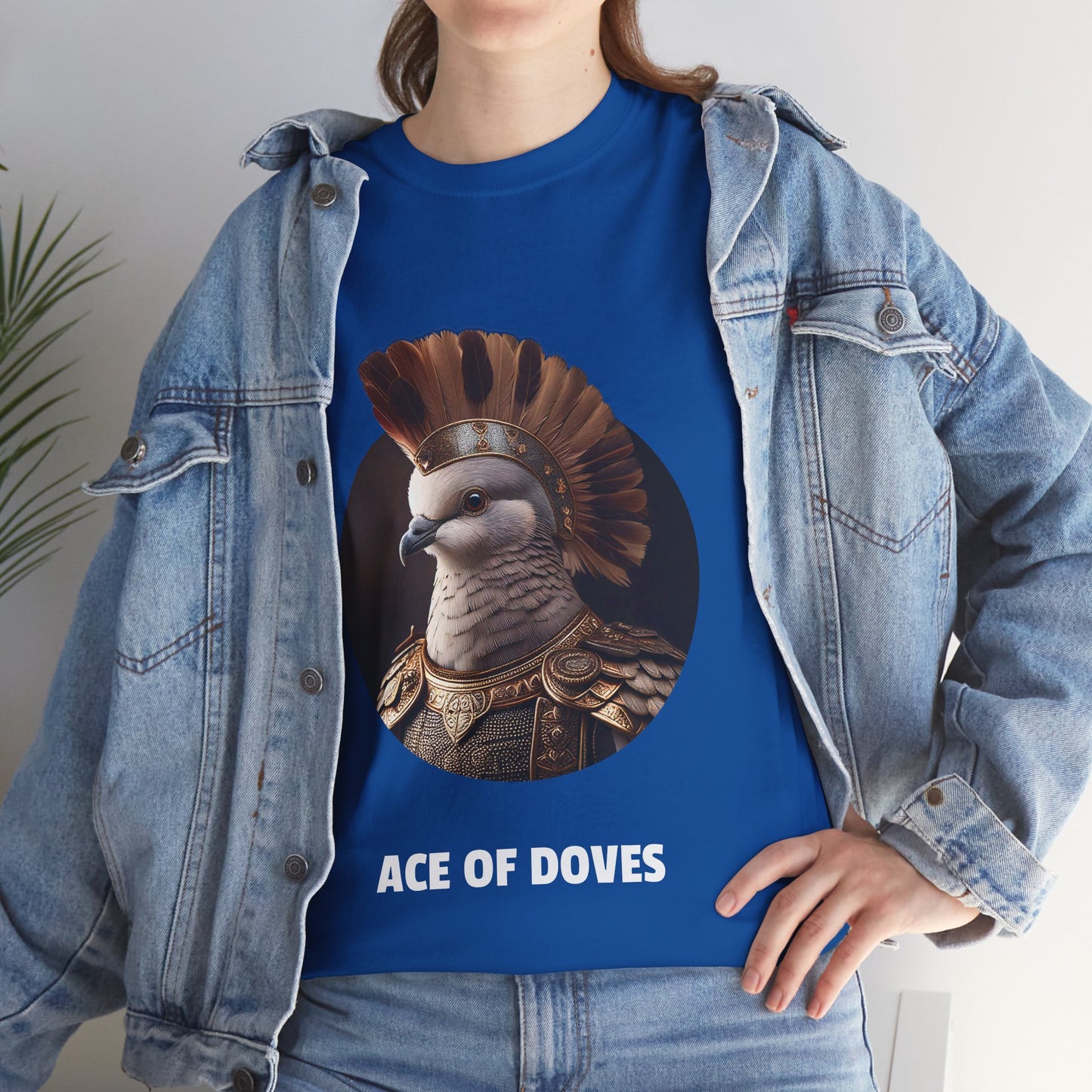 Ace of Doves - Unisex-T-Shirt aus schwerer Baumwolle (UK)